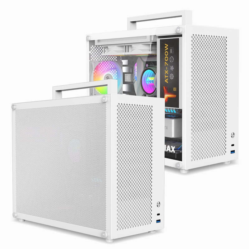 Pc Gaming Itx - MAX コンピューターケース ゲーミングPCシャーシ MATX/ITX対応 24.5*24.5cm SFX/ATX