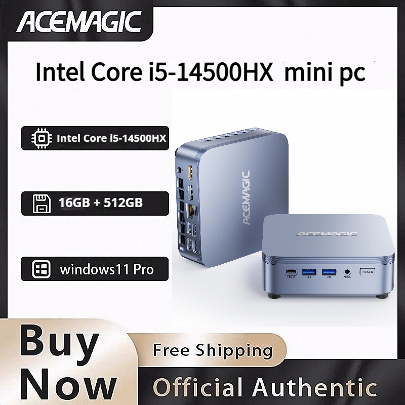 Pc Gaming White - ACEMAGIC インテル Core I5-14500HX ミニPC 32GB