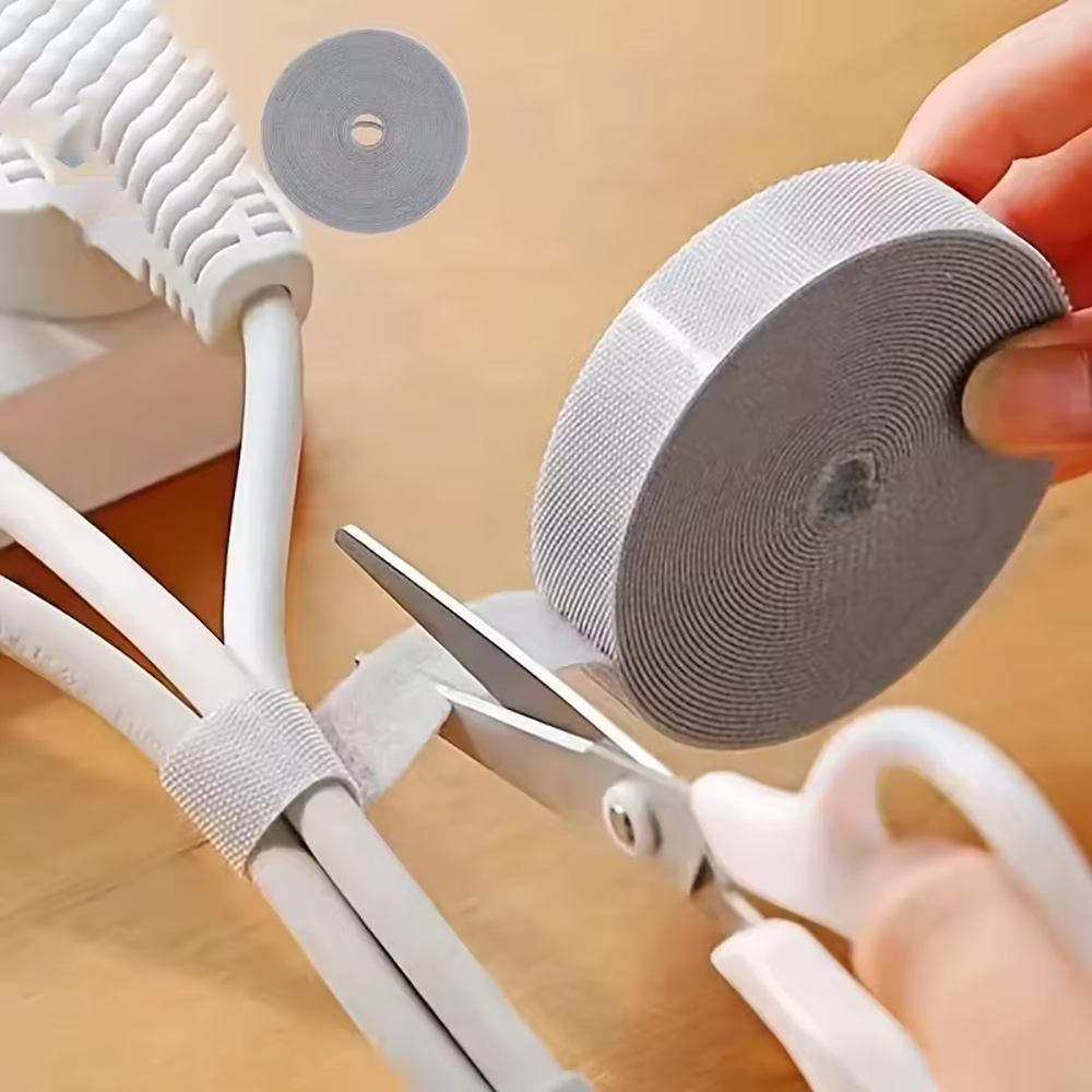 Desk Cable Organizer - 1pc ケーブルオーガナイザーケーブル管理ワイヤーワインダーテープイヤホンマウスコード管理タイプロテクターデスクオーガナイザーアクセサリー