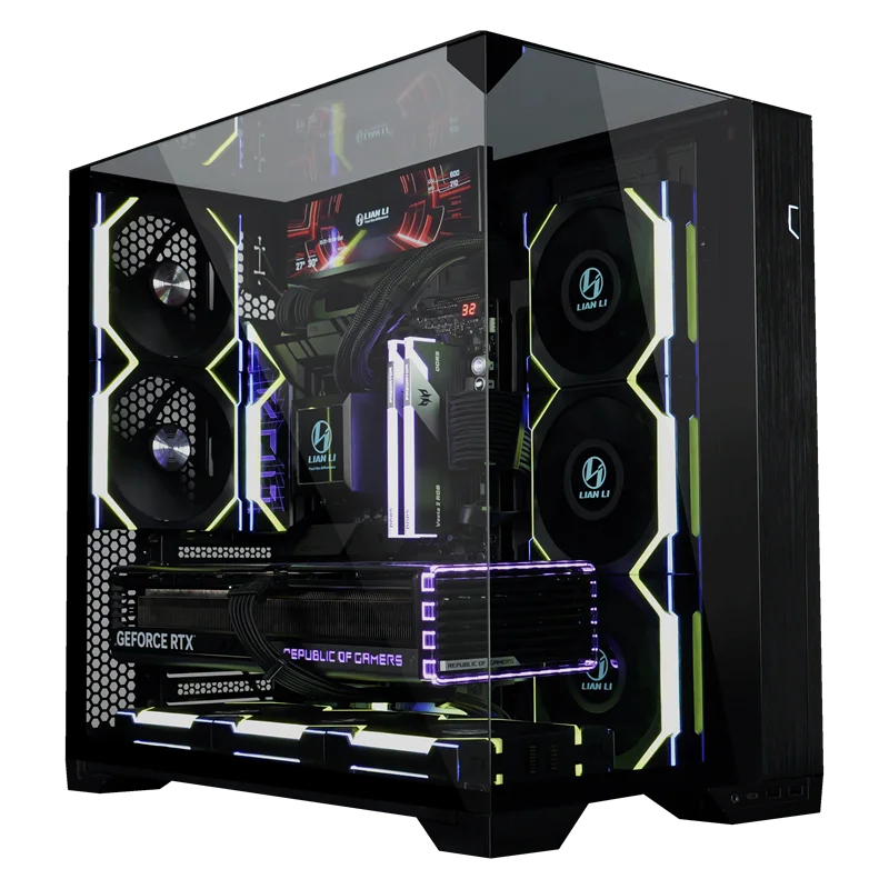 卸売ミッドタワーコンピュータPCケース LIAN LI O1 - Pc Gaming Lian Li のレビューと価格