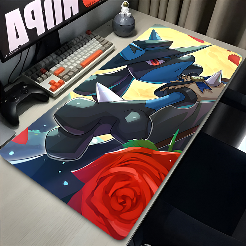 マウスパッドクールアニメ P-ポケモン ルカリオ マウスパッ - Gaming Pc Equipment のレビューと価格