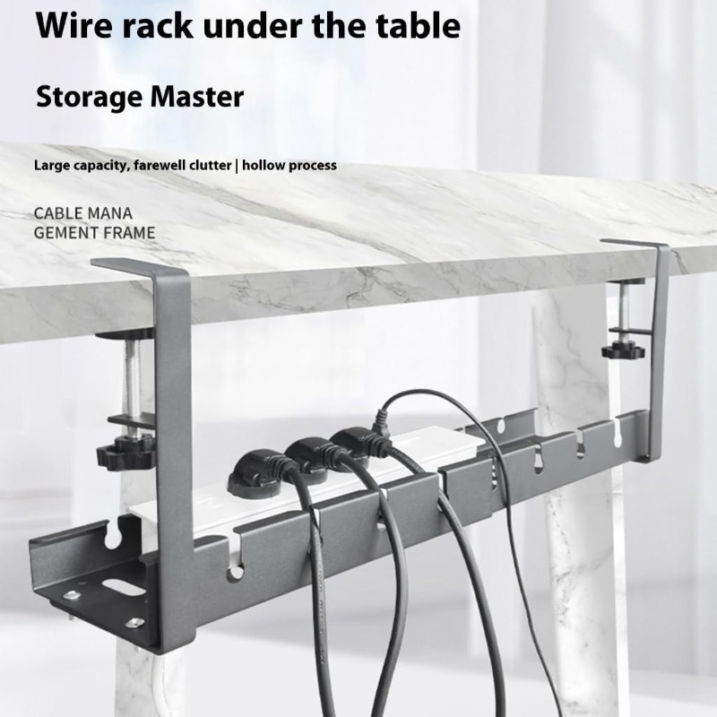 頑丈な格納式ケーブルオーガナイザートレイ - オフィスや家庭 - Desk Cable Organizer のレビューと価格