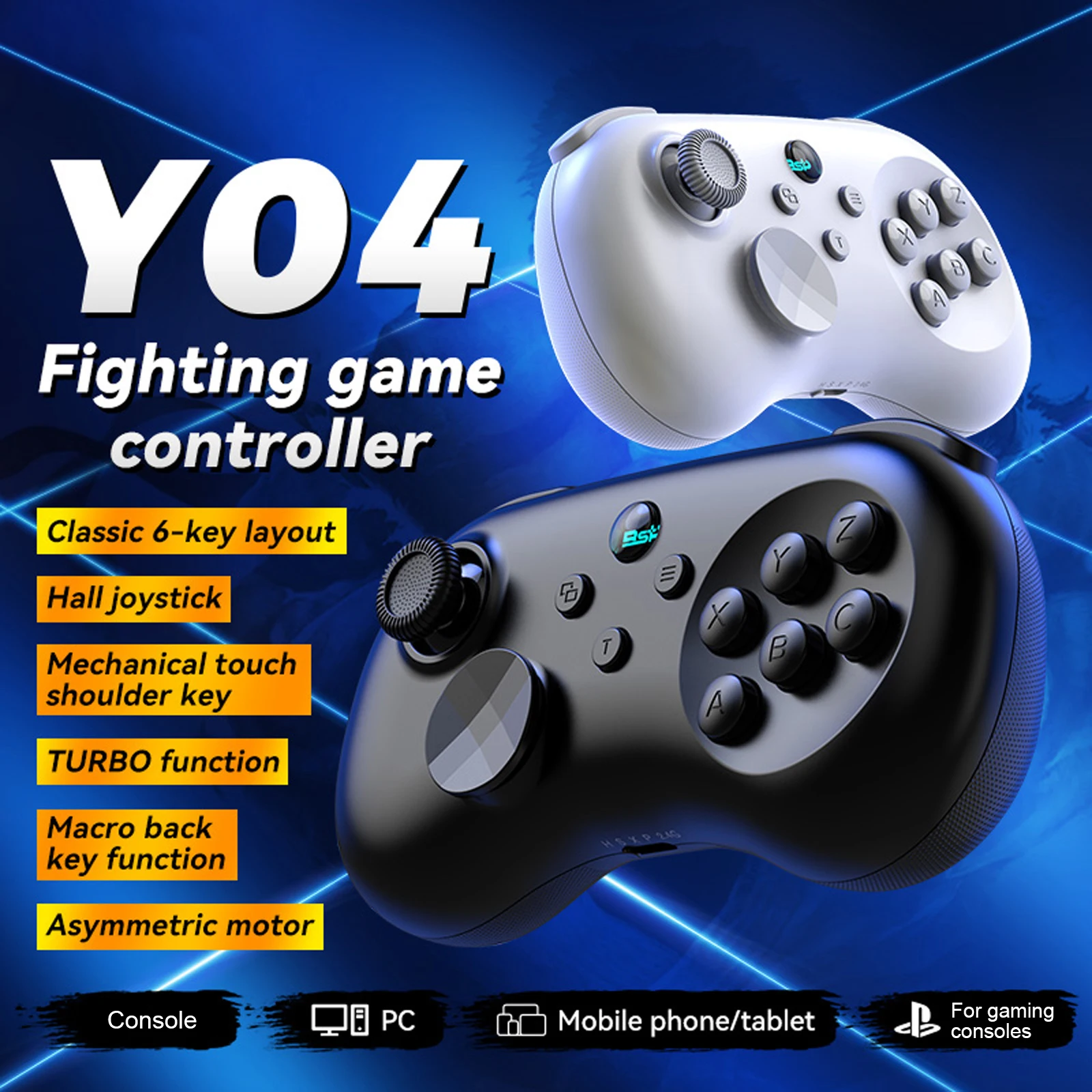 ホール効果ジョイスティックゲーミングコントローラーY04モバ - Pc Gaming On Mobile のレビューと価格