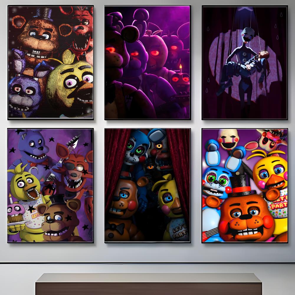 ダークアニマトロニクスホラーゲーム F-FNAF ポスター自 - Pc Gaming Quotes のレビューと価格