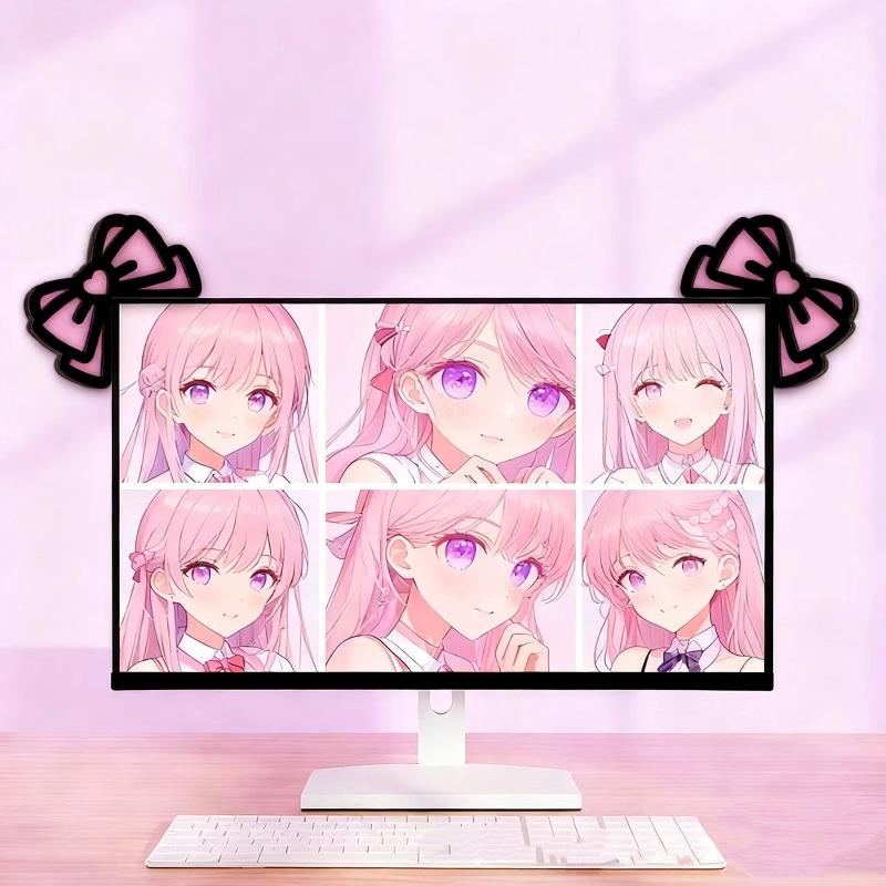 新しい 1/2 個木製ちょう結び PC アクセサリーかわいい - Gaming Pc Equipment のレビューと価格
