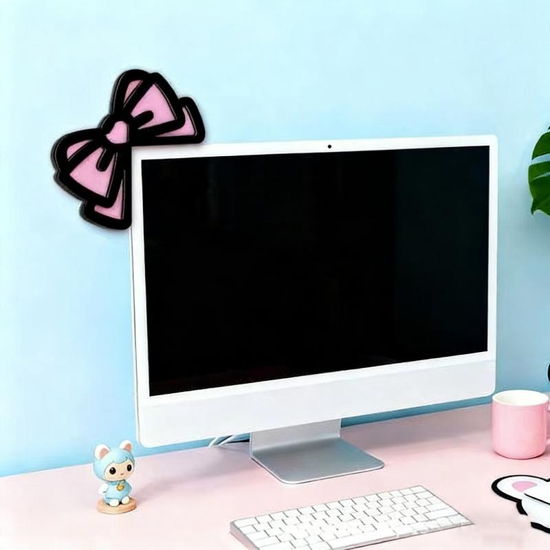 新しい 1/2 個木製ちょう結び PC アクセサリーかわいい - Gaming Pc Equipment のレビューと価格