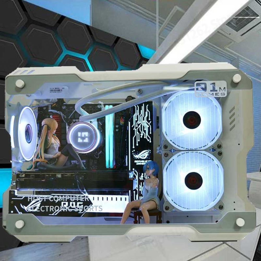 01M ミニゲーミングPCケース アルミ製強化ガラス オープ - Pc Gaming Itx のレビューと価格