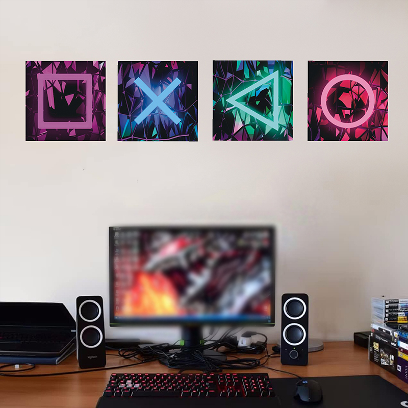 ゲームルームの壁の装飾,ポスター,ステッカー,接着剤,ネオン - Pc Gaming Quotes のレビューと価格