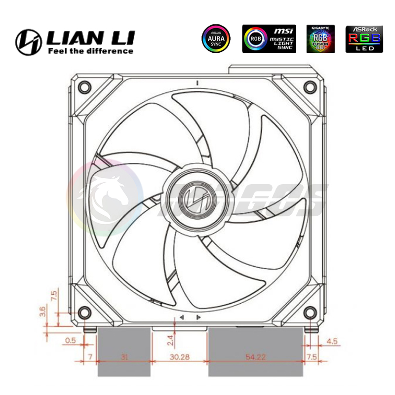 LIAN LI UNI FAN SL140 V1 モジュラー - Pc Gaming Lian Li のレビューと価格