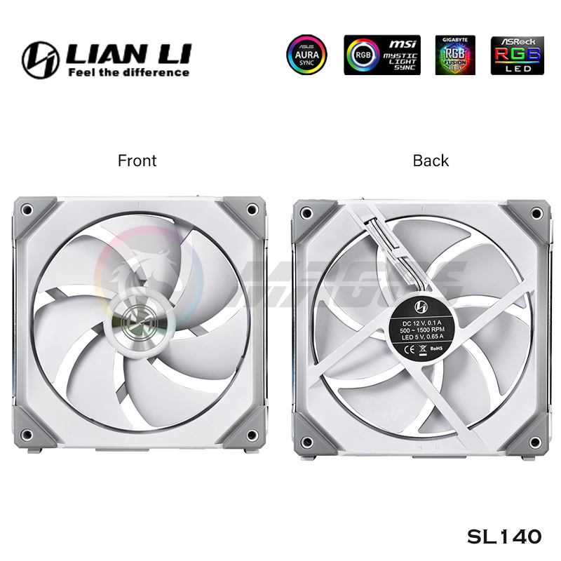 LIAN LI UNI FAN SL140 V1 モジュラー - Pc Gaming Lian Li のレビューと価格