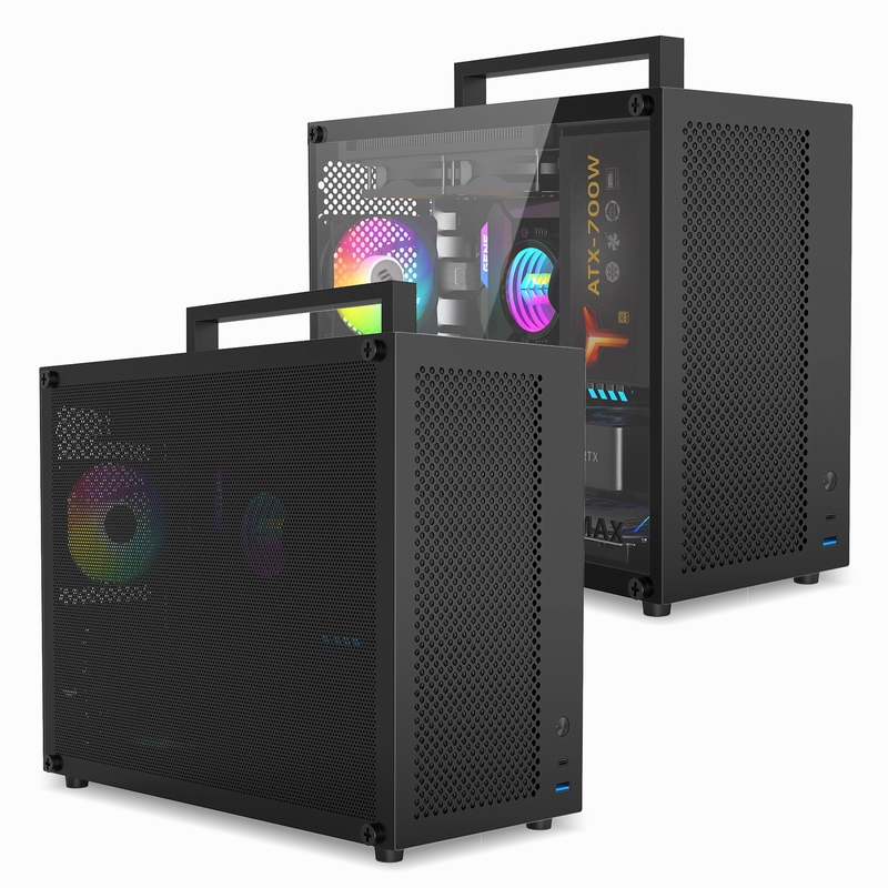 MAX コンピューターケース ゲーミングPCシャーシ MAT - Pc Gaming Itx のレビューと価格