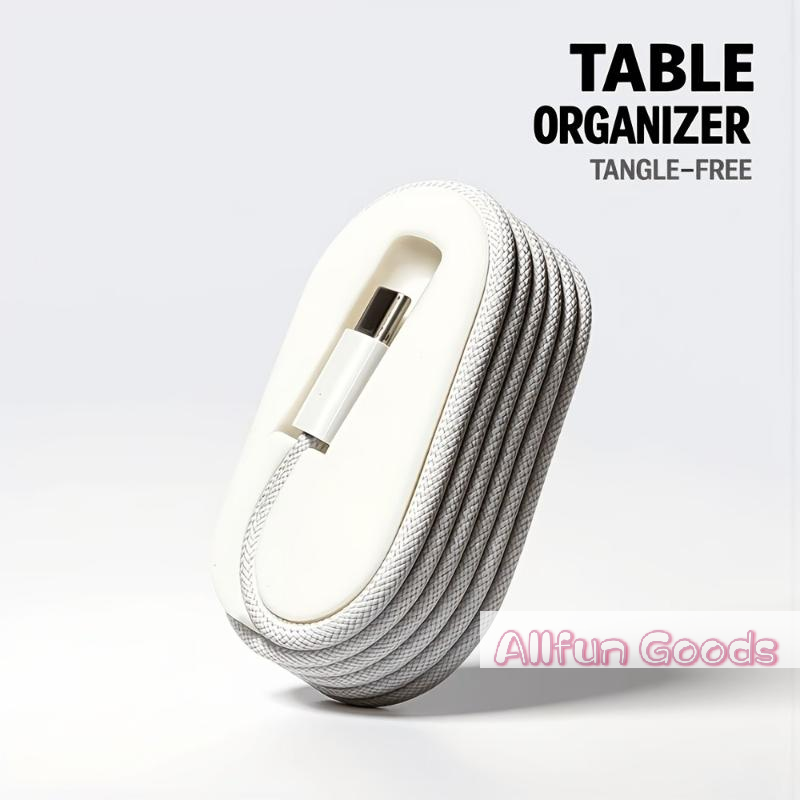 [TG835]ポータブルケーブルワインダーオーガナイザーデス - Desk Cable Organizer のレビューと価格