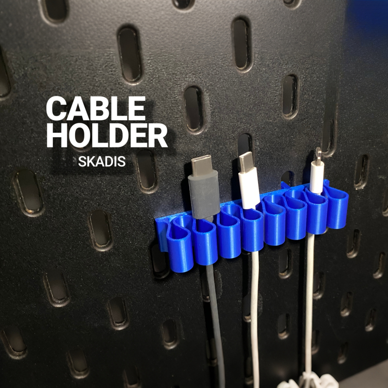 ケーブルオーガナイザークリップ ペグボード壁掛け式 Skad - Desk Cable Organizer のレビューと価格