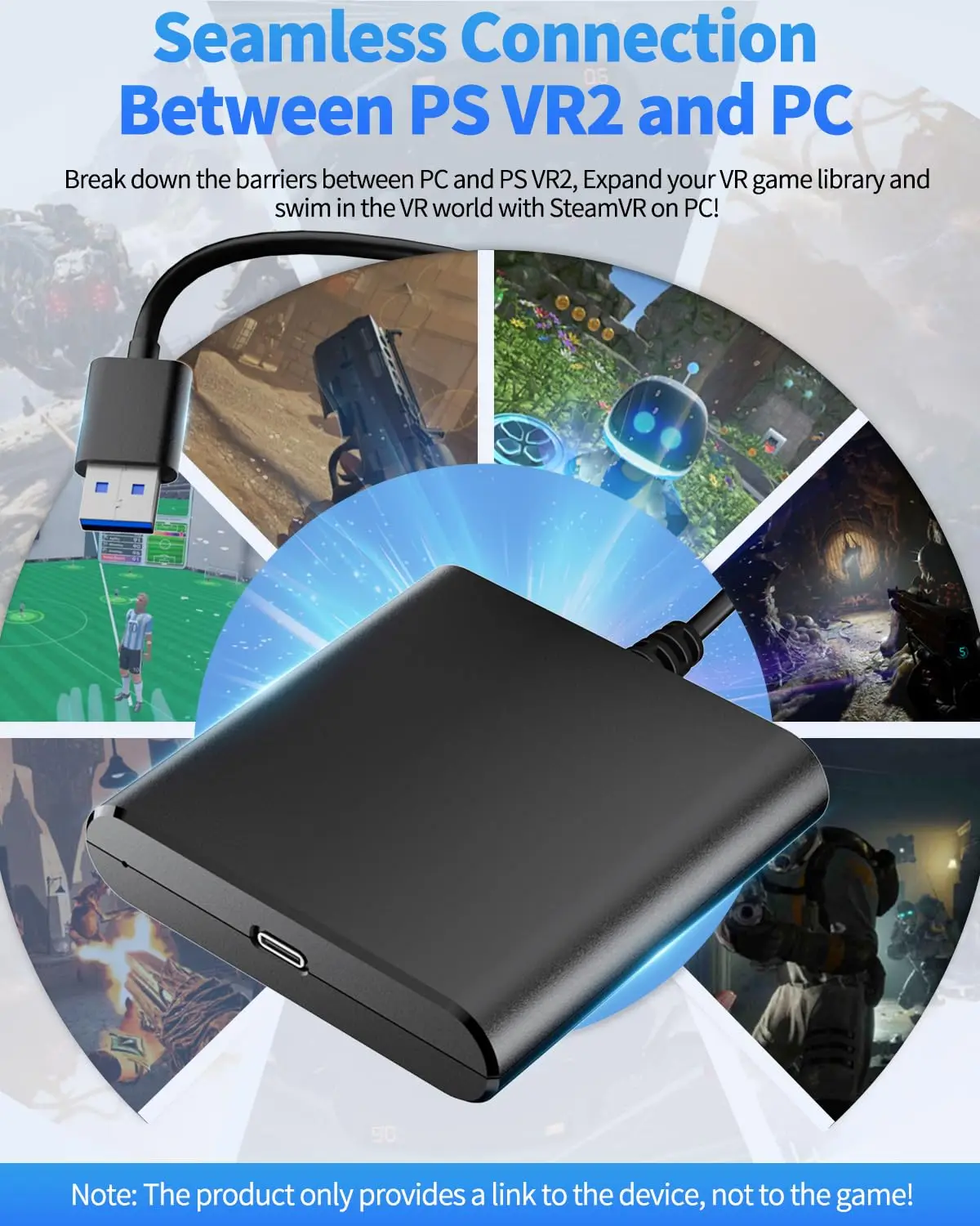 AOLION PS5 VR2 PCアダプター PSVR2コン - Pc Gaming Vr のレビューと価格