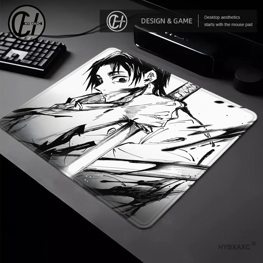 黒と白のアニメマウスパッド漫画「呪術廻戦」宿儺葉太ラップトッ - Pc Gaming White のレビューと価格