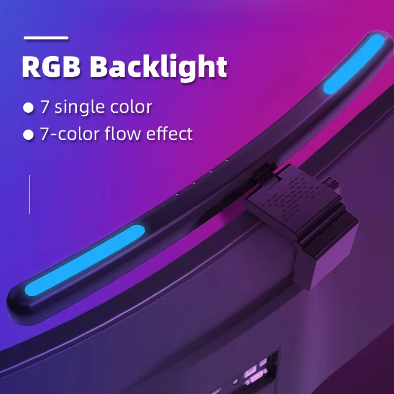 湾曲したLEDモニターライトバー,USB,RGB,PCスクリ - Pc Gaming Lounge のレビューと価格